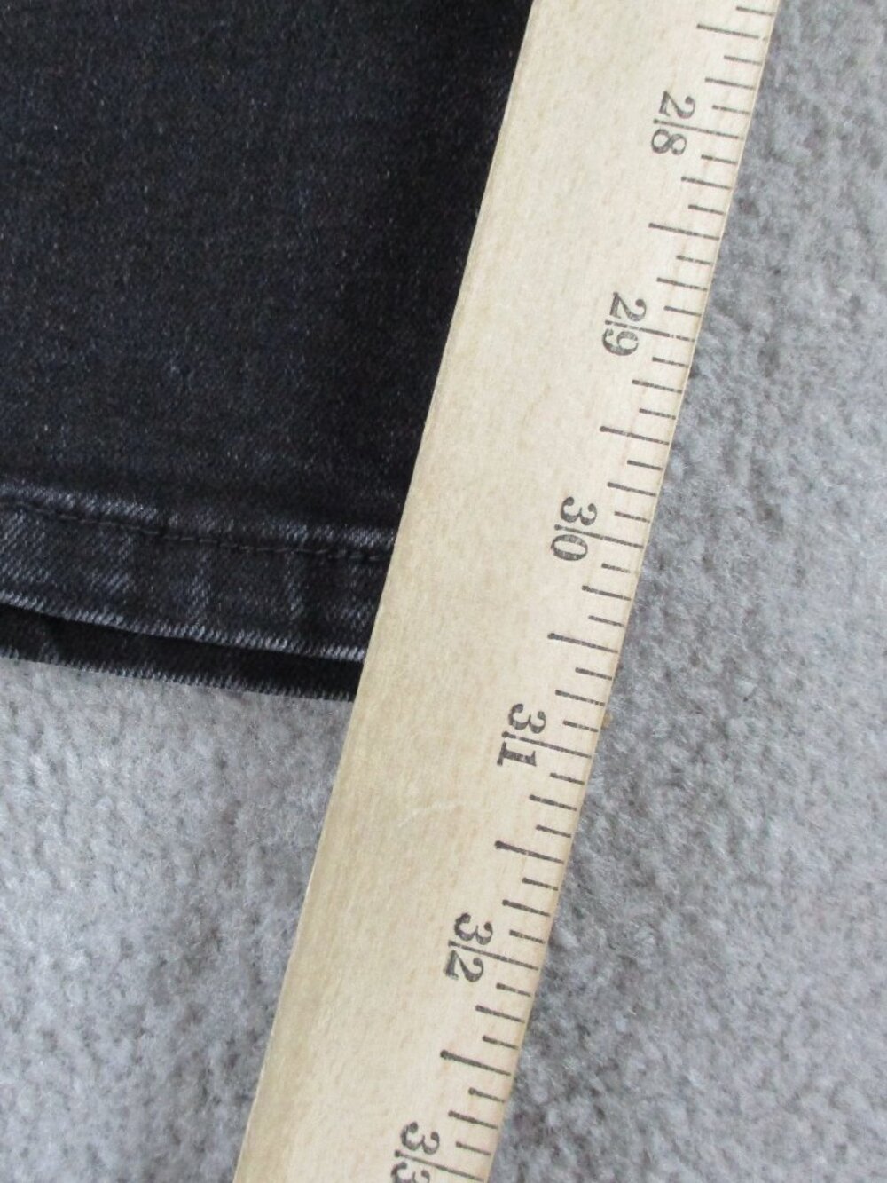 Mens Skinny Cobra Snake Jeans Size 28 Black Denim Distressed Embroidered Stretch - Picture 11 of 15